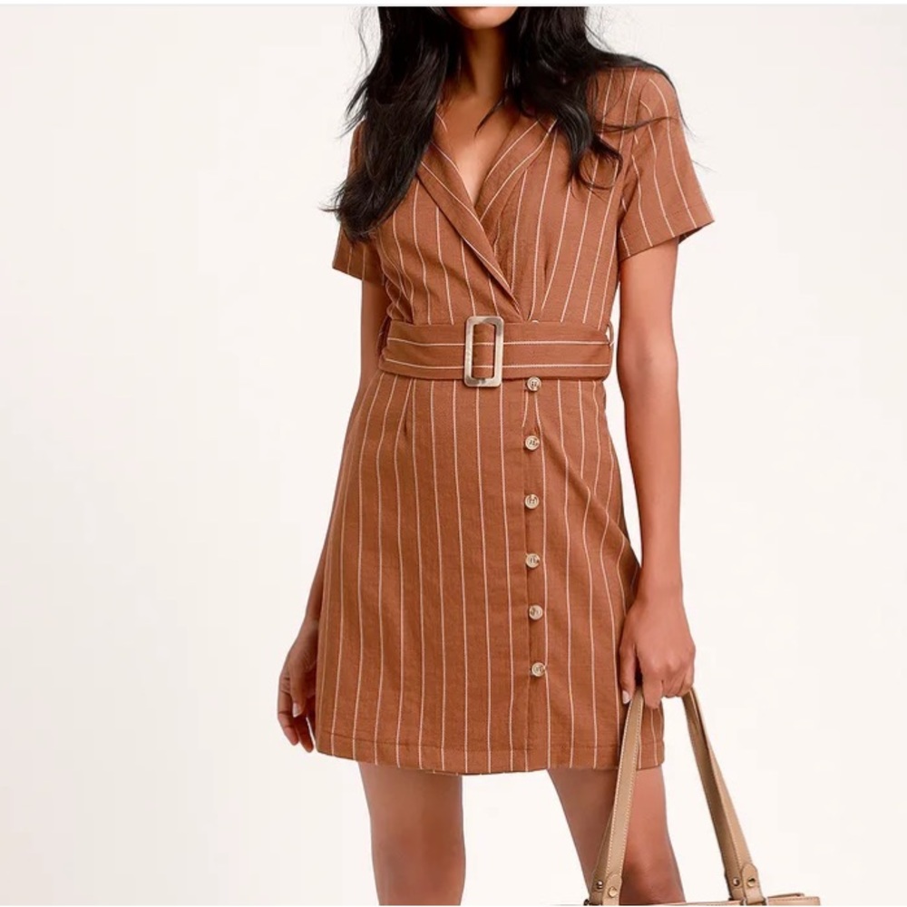 Lulu’s Raegan Belted Mini Dress